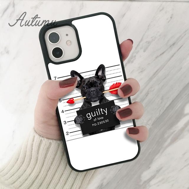 Чехол для телефона с французским бульдогом и собакой для iPhone 11, 12, 13, 14 Pro Max mini X XR XS SE 2020 6S 7 8 Plus, Samsung Galaxy S21 S22, чехол