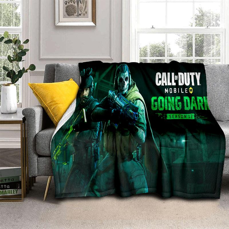 3D Call of Duty, Игра COD, Плед для Геймера HD, Мягкий Плед для Дома Спальни Кровати Дивана Пикника Путешествия Офиса Покрывало Дети