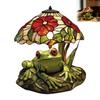 Frog & Flower Table Lamp LED Night Light USB Powered Cute Decor Lamp for Kids Room Nursery