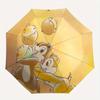 Charming Chip 'n Dale Acorn Adventure Automatic Open/CloseUmbrella-CuteUmbrella with Cute Design, Portable 3-Fold Compact Umbrella for Men &