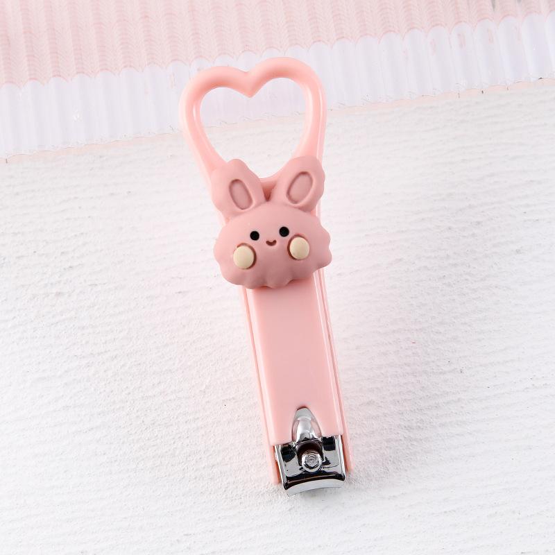 Кусачки для ногтей с рисунком «Любовь», милые мини-щипцы для ногтей, бытовые складные кусачки для ногтей с защитой от брызг, маникюрные кусачки для ногтей