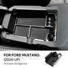 Органайзер для хранения в подлокотнике центральной консоли для Ford Mustang Dark Horse EcoBoost GT S650 2024 2025 LHD