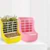 The Hay Feeder Is Suitable for Small Pet Cages and Is A Two In One Rabbit Hay Feeder Suitable for Rabbits, Guinea Pigs, and Cats