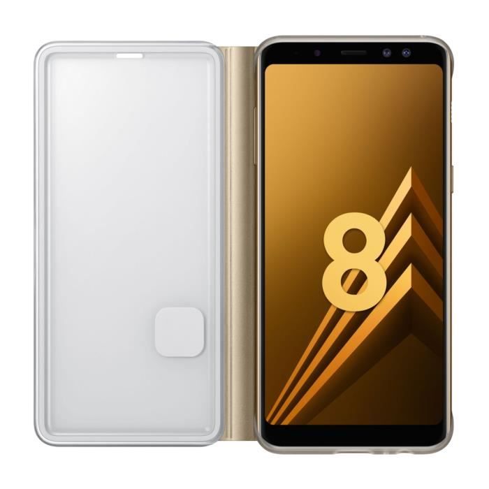 Samsung Neon Flip Cover A8 - Or
