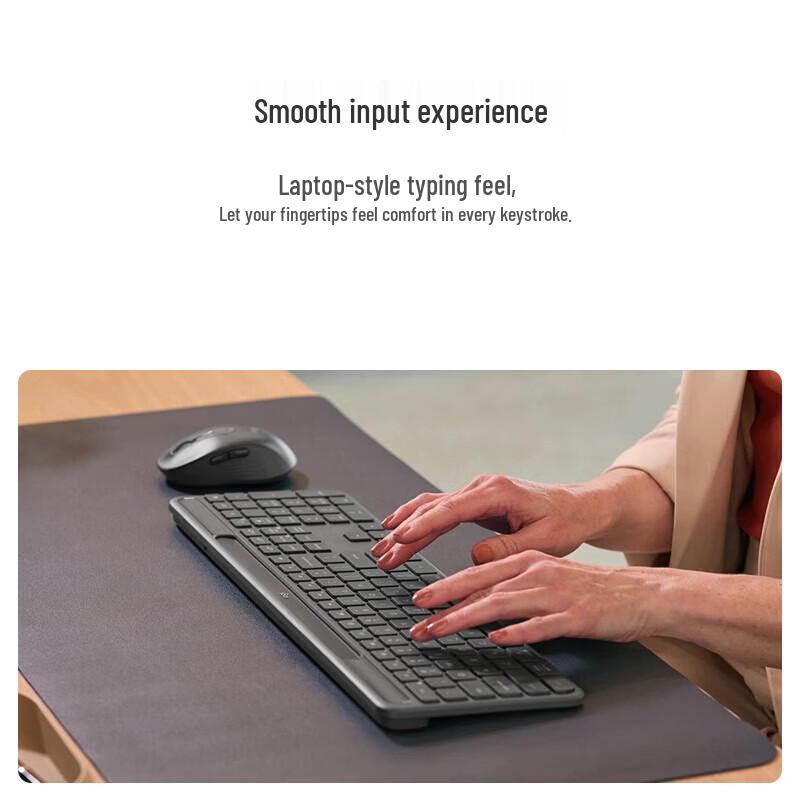 Logitech Signature Slim Solar+K980 Wireless Office Keyboard