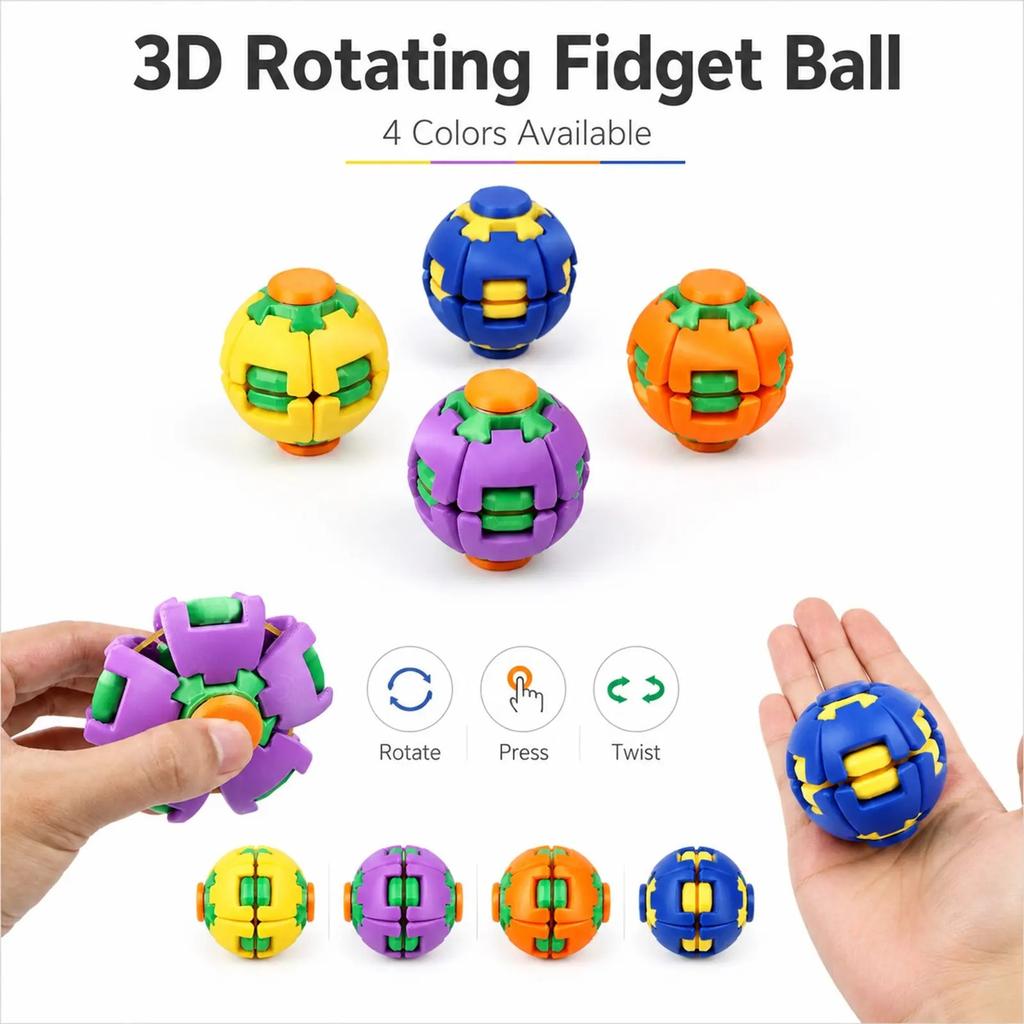 3D-печатная игрушка-спиннер, гладко вращающийся сенсорный спиннер, настольная игрушка для снятия стресса, помощник для концентрации при СДВГ, подарок