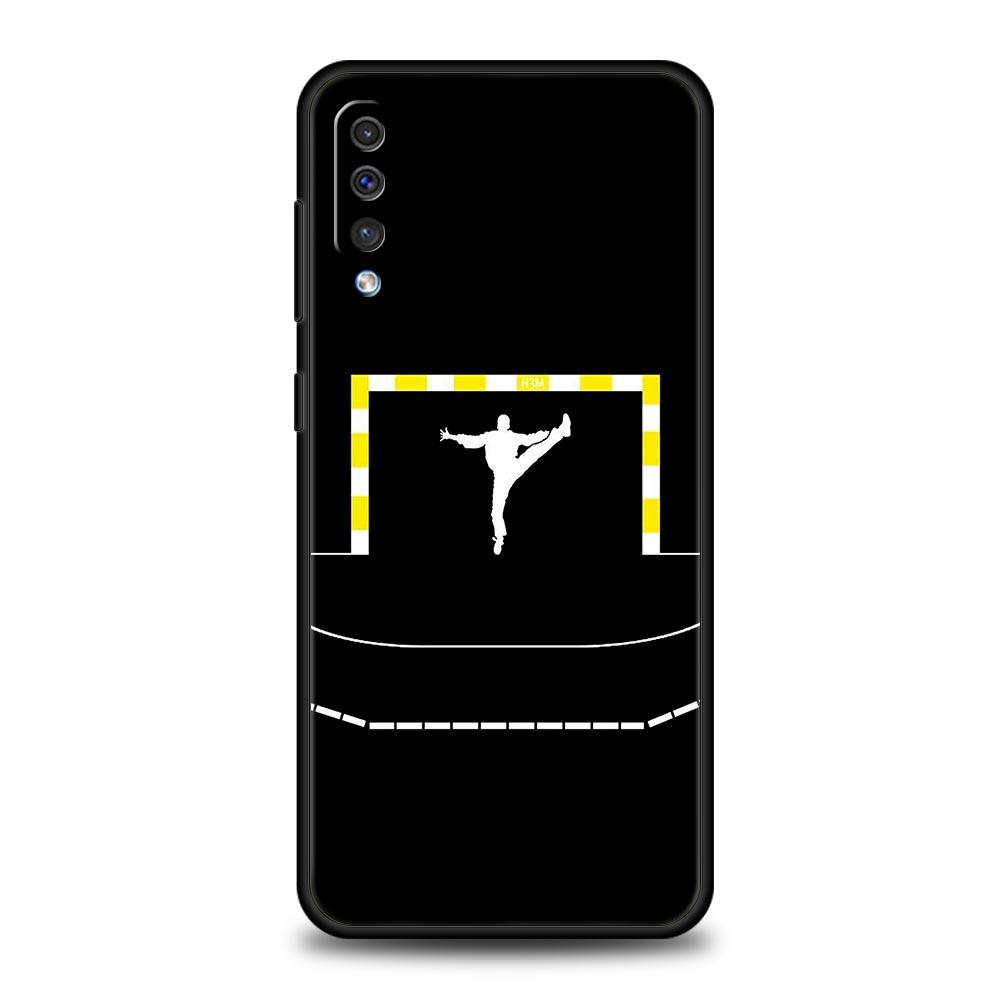 Чехол для телефона Samsung A24 A12 A14 A32 A50 A70 A20E A20S A10S A22 A30 A40 A34 A54 A42 A52 5G A02S A04s Мягкий чехол Гандбол Спорт