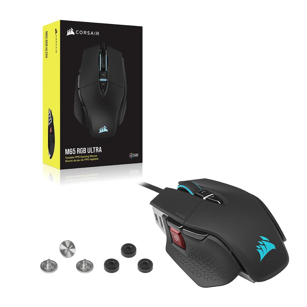 Игровая мышь Corsair M65 RGB ULTRA 8000Hz Черная -blk-, Гиперполяризующая, CH-9309411-AP2,