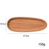 Creative Acacia Wood Fruit Plate Japanese Fruit Snack Plate Restaurant Food Plate Multifunctional Tray Teacup Tray