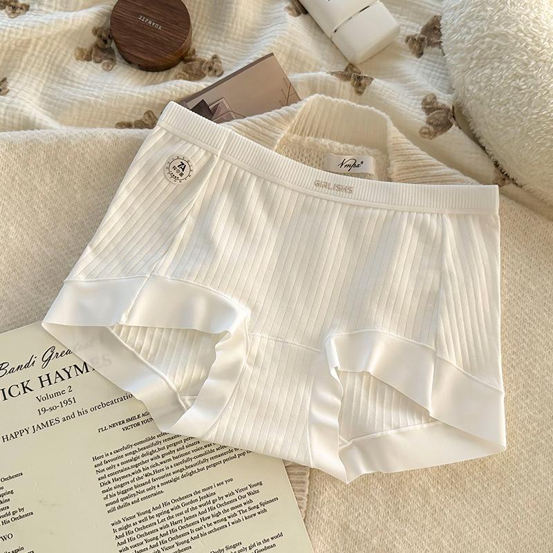 Plus Size Women's Antibacterial Extended Crotch Sports Anti Slip Safety Leggings Boxer Briefs