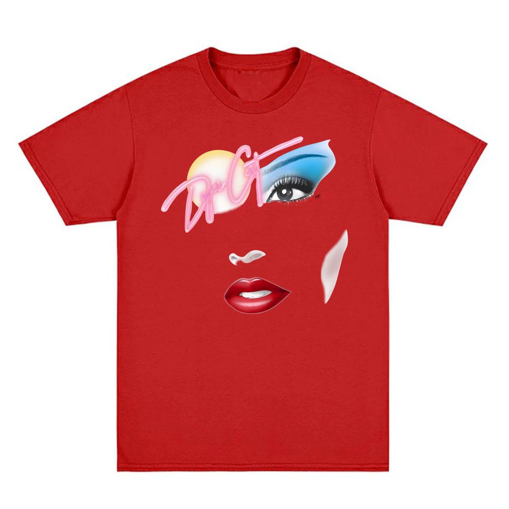 VIE SIGNED TEE Doja Cat Same As Official Website 2025NEW 100%cotton TOPS Vintage High Quality Summer Album Hip Hop Tshirt