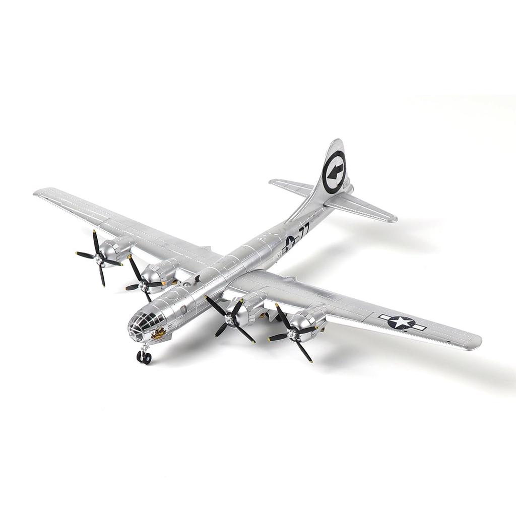 NUOTIE Superfortress Fatman Bomber Металлическая модель в комплекте для маленького мальчика с подставкой Военный самолет Второй мировой войны Литой сплав Самолет Военный самолет