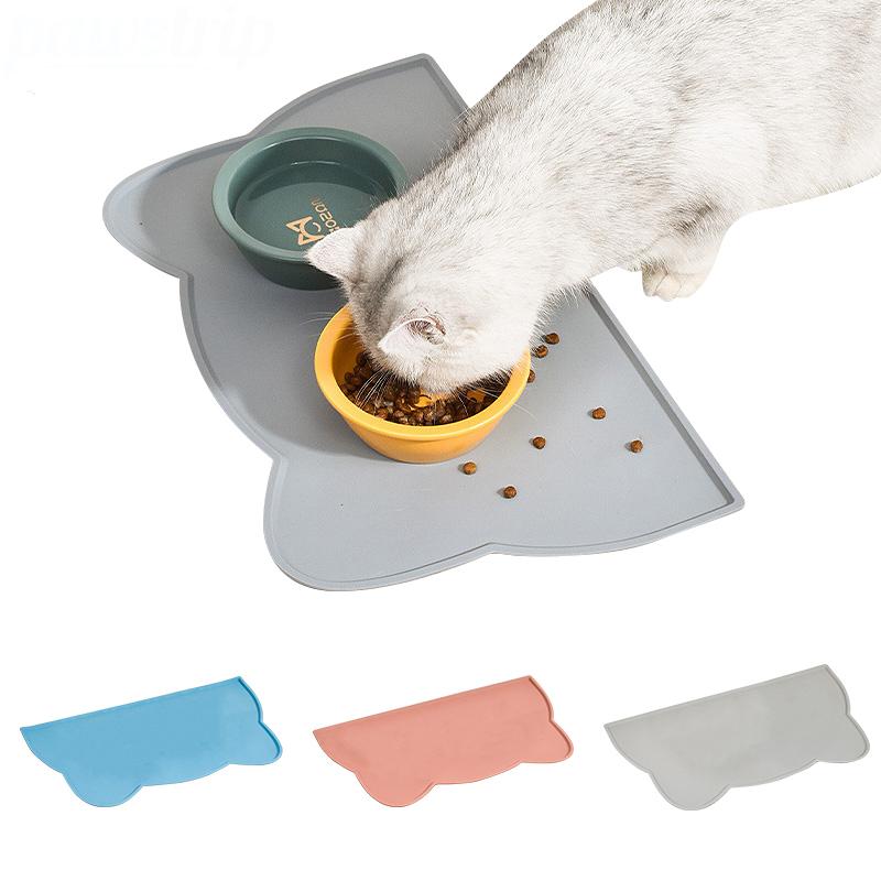 Силиконовый коврик для домашних животных, водостойкая миска для собак и кошек, коврик для еды, коврик для кормления домашних животных, поднос для кормления щенков, подушка для воды, подставка для столовых приборов