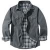 Men's Spring and Fall Plus Size Single Layer Vintage Casual Jacket Plaid Western Style Shirt