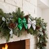 4PCS Exquisite Christmas Wreaths Bow Vintage Gift Decorative Bow  Christmas Tree