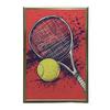 Plakat Tenisowa Pasja Plakat Tenisowa Pasja, 70X100 Cm, Rama Drewniana Jasny Dąb, Papier Matowy 230 Gsm