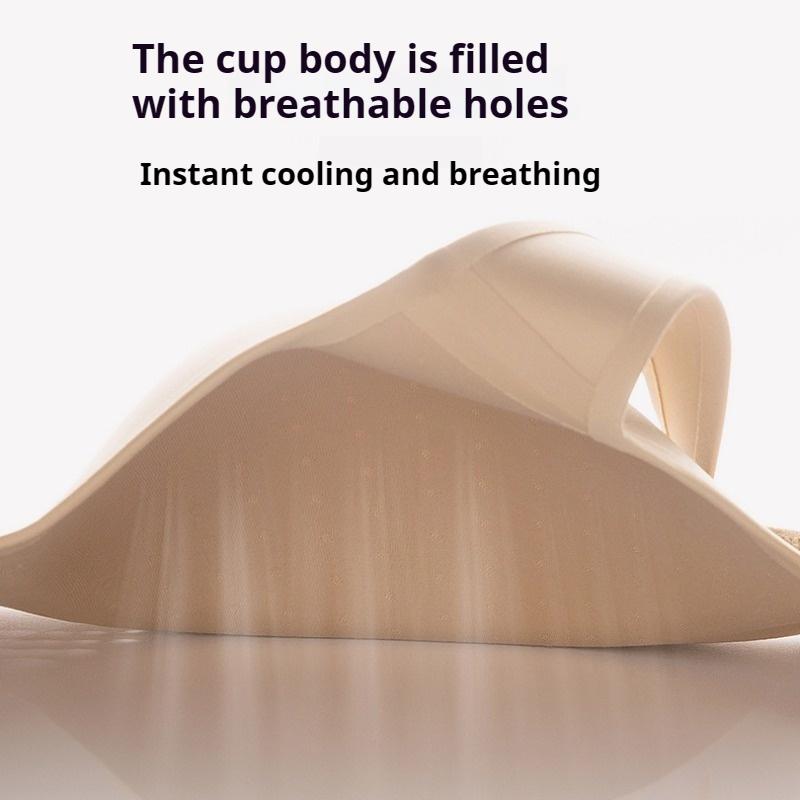 Large Size Thin Tube Top Underwear Smooth Yoga Simple Wide Shoulder Strap Breathable Integrated Bra