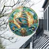 2D Flat DIY Diamond Art Suncatcher Diamond Painting Set Rhinestone Diamond Art Window Pendants Window Hanging Art for Home Decor
