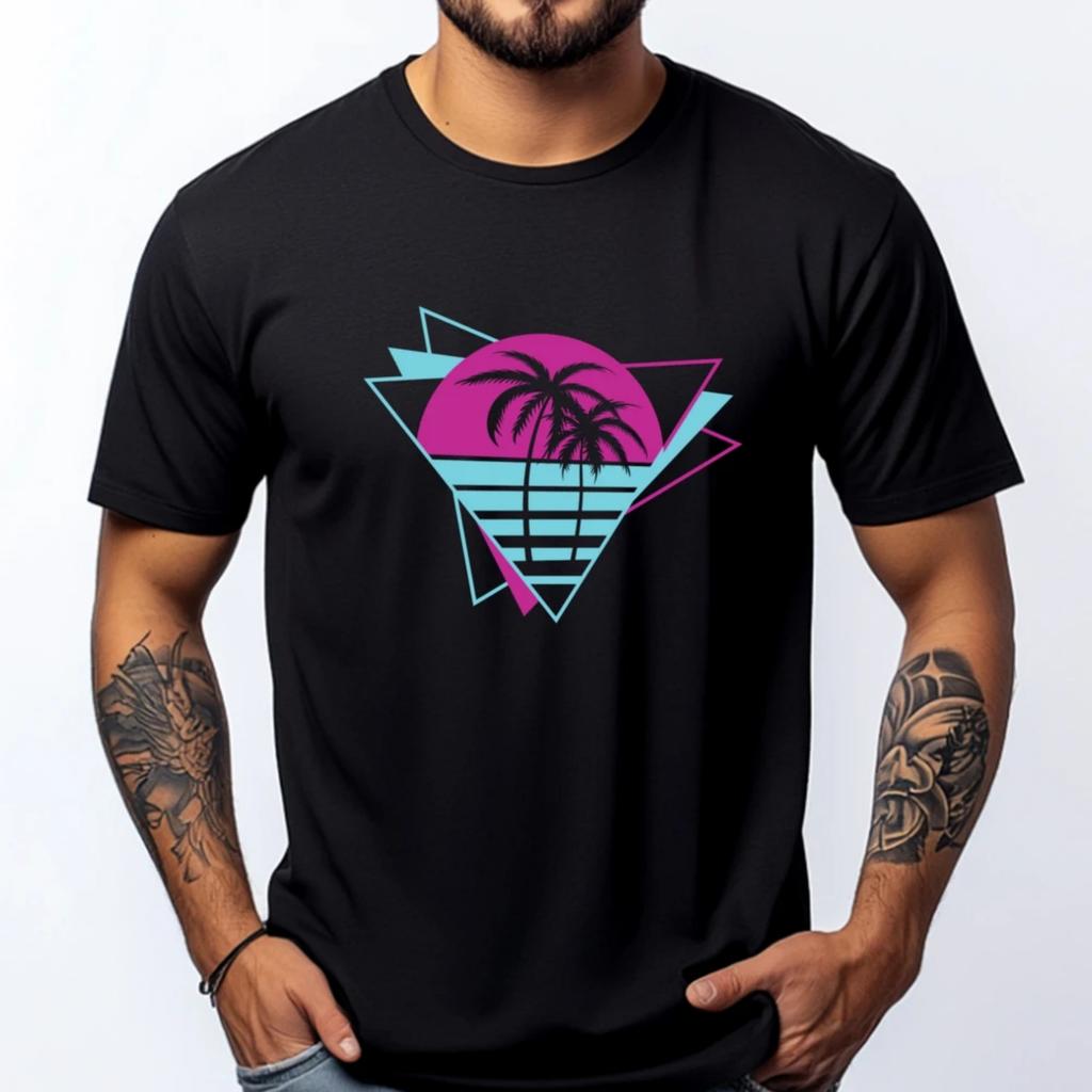 Oldschool Cassette Tape 80s 90s Cassette Tape Pink Graphic Tees T Shirt Men Luxury Clothing Breathable Printed