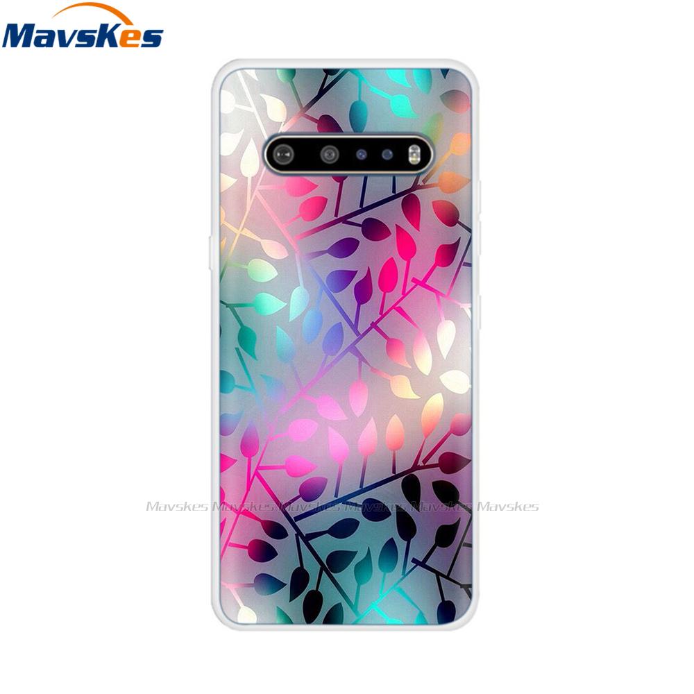 Силиконовый чехол для LG V60 ThinQ 5G, чехол, мягкая ТПУ задняя крышка, чехол для телефона с печатью для LG V60 V50 ThinQ 5G, чехол, Fundas, бампер