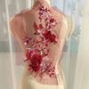 Elegant Flower Embroidered Patches Exquisite Clothes Patches Clothing Applique  Sewing
