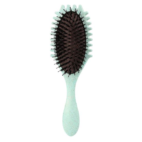 Щетка для волос с мягкой щетиной для массажа кожи головы, женская расческа для вьющихся волос, расческа для укладки волос, парикмахерский инструмент для девочек
