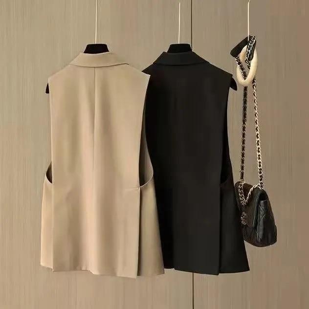 Summer Women's Suit Vest Women's Versatile Sleeveless Suit Jacket