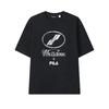 Fila × WE11DONE Модный Трендовый Минималистичный Классический Повседневный Универсальный Удобный Свободный Свитшот с Круглым Вырезом Футболка с Коротким Рукавом F11U626106F-BK