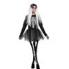 Big girl scary skull dress, Halloween ghost party cosplay costume, masquerade stage performance