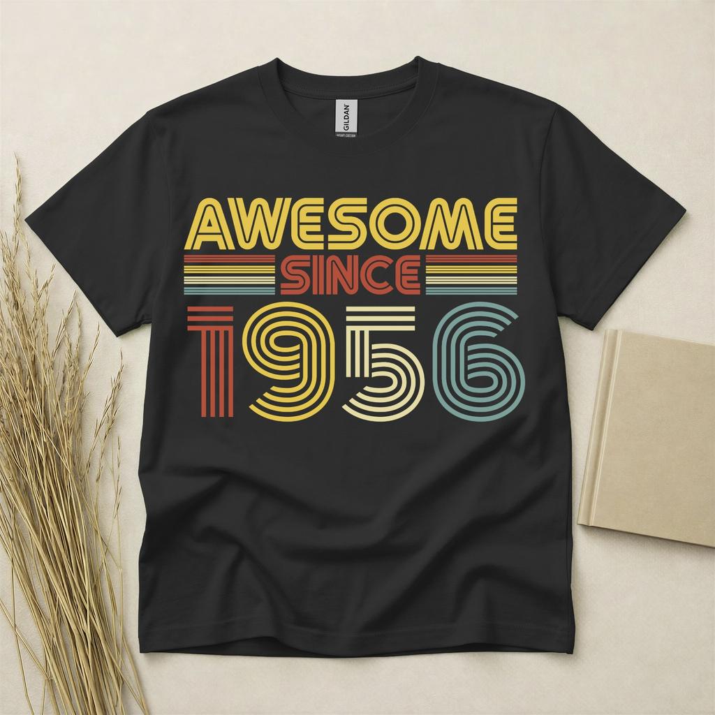 70th Birthday T-shirt Born In 1956 70 Years Old Gifts Awesome Since 1956 TShirt