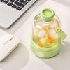 Silicone Ice Cube Water Bottle 7 Grids Ice Mould Tray Easy To Clean Ice Cube Kettle  Bar