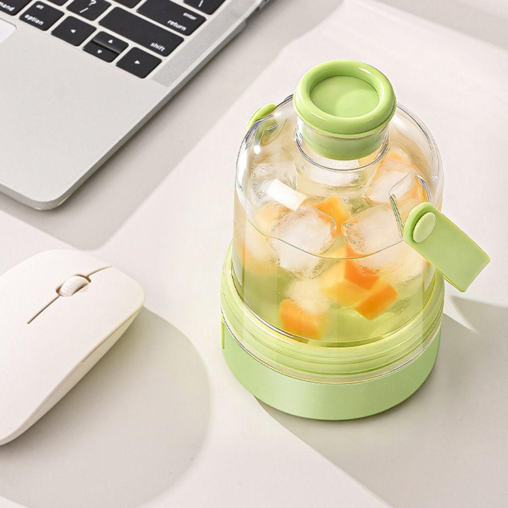 Silicone Ice Cube Water Bottle 7 Grids Ice Mould Tray Easy To Clean Ice Cube Kettle  Bar