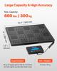 Digital Postal Scale, 20 g/100 g Dual Accuracy, 300 kg Commercial Weight Scale with Hold/Tare Function & LCD Display, Fit for Packages, Postage,