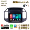 Автомобильный радиоприемник Carplay для Mitsubishi Pajero V73 2008-2011, автомобильный мультимедийный видеоплеер, GPS-навигация, WIFI, 2 + 32 ГБ