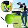 Golf Swing Training Aid Aluminum Alloy PU Swing Trainer Swing Training Ball Golf Aid Connection R2Q5