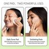 Toning Polish Pads - Korean Skincare for Dark Spots, Wrinkles & Dull Skin - Hydrating Facial Treatment with Snail Mucin, Niacinamide-pxrb