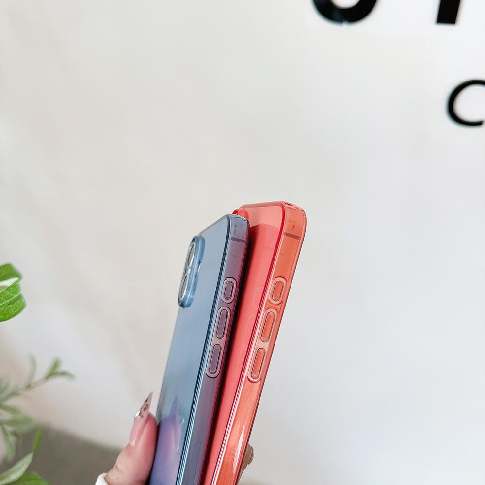 Colorful Candy Color Transparent Soft Case For For Iphone Air 17 16 15 14 13 12 11 Pro Max Plus Mini Silicone Ultra Thin Clear Shell