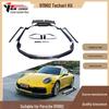 Porsche 911/992 Комплект кузова из углеволокна TechArt: Передняя губа, Задняя губа, Боковые юбки и Канарды