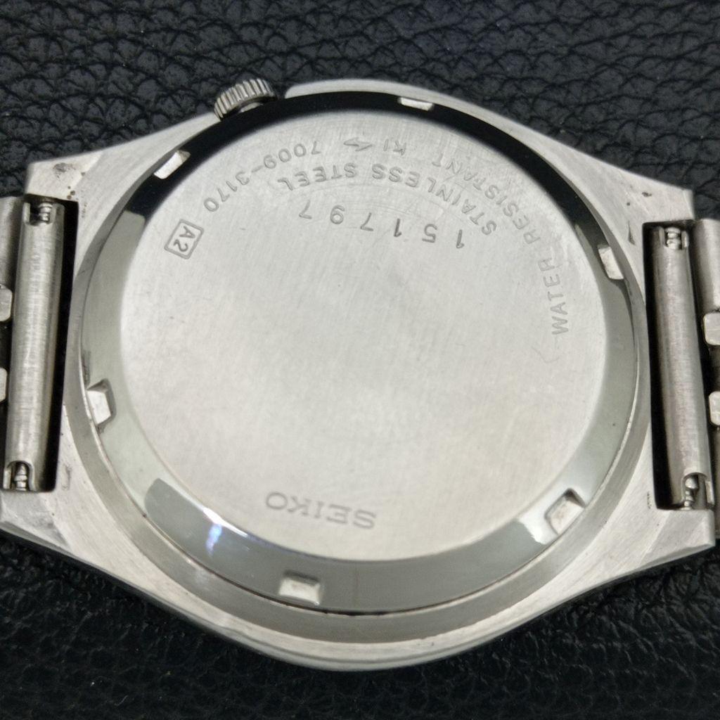 ОРИГИНАЛЬНЫЕ ВИНТАЖНЫЕ МУЖСКИЕ ЧАСЫ SEIKO 5 AUTOMATIC 7009A ЯПОНИЯ ЗЕЛЕНЫЙ ЦИФЕРБЛАТ a708753-1