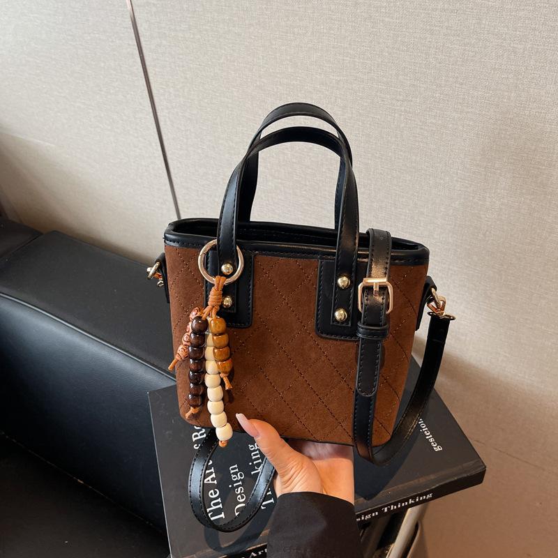 Ретро сумочка женская новая высококлассная с бриллиантами модная на плечо сумка-мессенджер для поездок на работу сумка-ведро