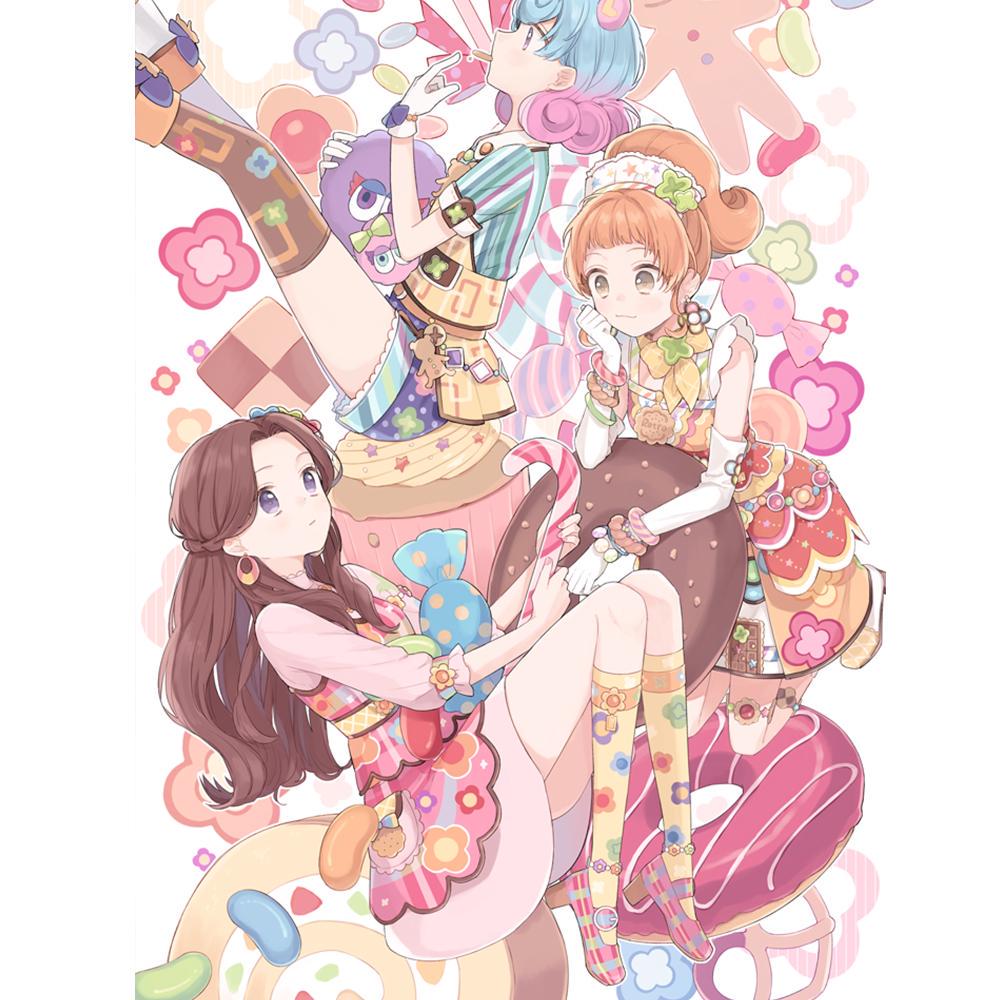 Полный круглый 5D DIY алмазная живопись аниме кошка девушка 3d узор для вышивки Фэнтези эльф принцесса вышивка крестиком мозаичная наклейка