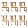 Day and Night - Day and Night Garden Chairs 6 Units with Solid Teak Wood Cushions