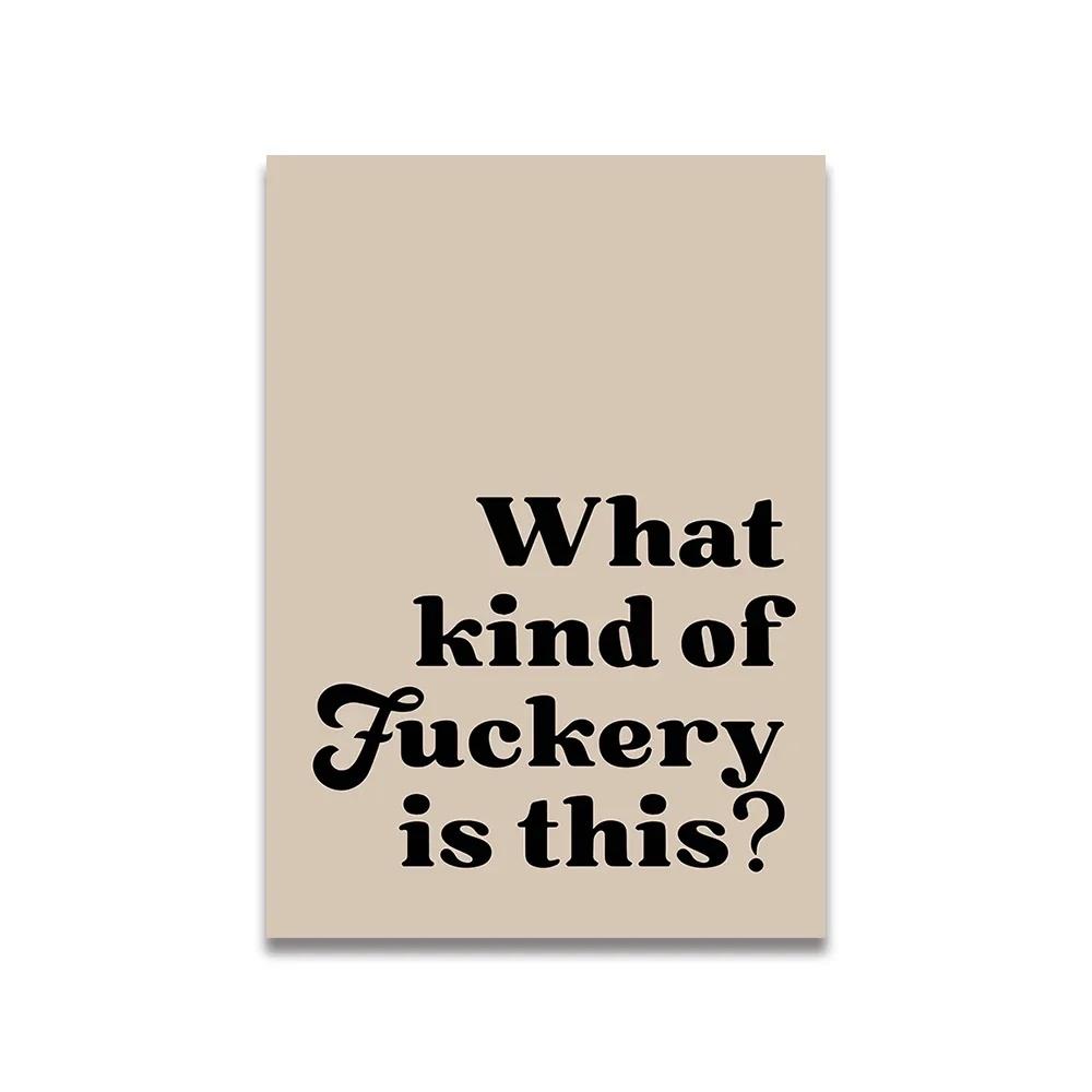 Vintage Pink Cartoon Print Canvas Posters Wall Art Poster Home Decor Canvas Print Painting Living Room Bedroom Decor Unframed