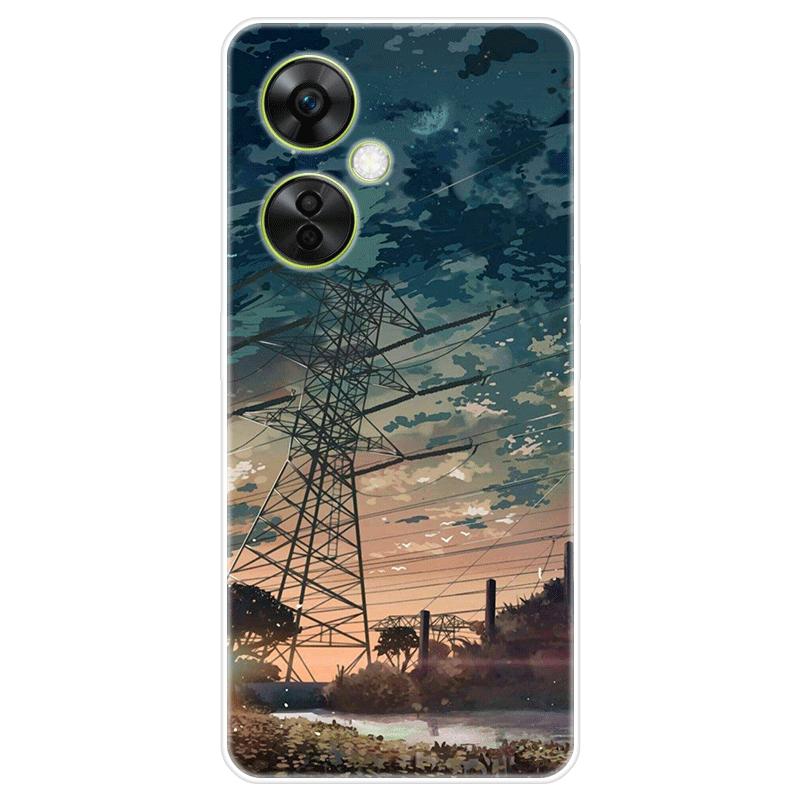 Для OnePlus Nord CE 3 CE3 Lite чехол Мягкая силиконовая задняя крышка Мультяшный чехол для телефона Модный