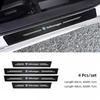 Car Door Sill Scratch Resistent Stickers Threshold Pad For VW Polo Arteon Tiguan Golf Touareg GTI Amarok Transporter Caravelle