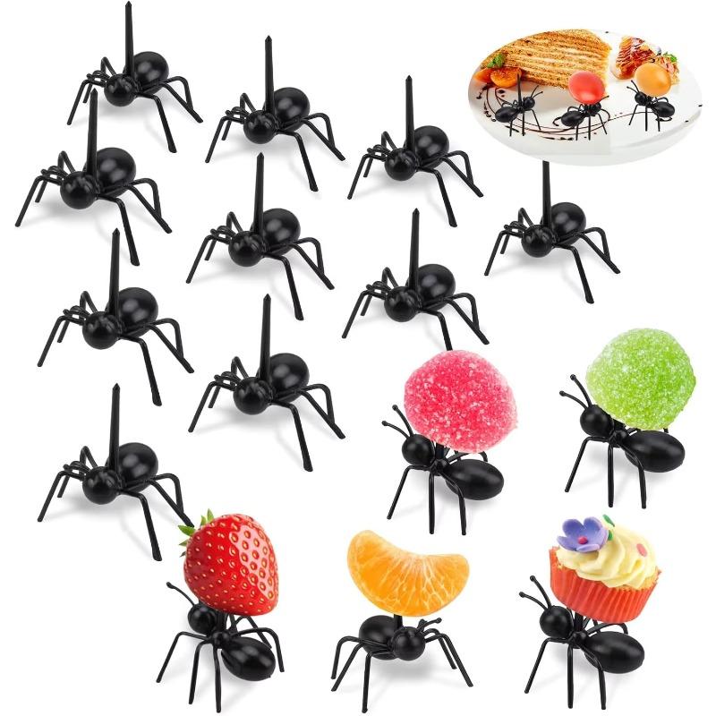Animal Shaped Appetizer Forks Reusable Ant Toothpicks Fruit Dessert Tools Party Snack Picks Wedding Events