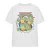 TMNT Ретро Группа Женская Хлопковая Футболка 100% Мужские Футболки Топ S-2XL, Белый