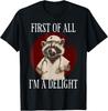 First Of All I'm A Delight Raccoon Nurse Funny Raccoon T-Shirt Unisex T-Shirt