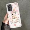 Милый Мультяшный Кролик Мягкий Чехол для Телефона для Samsung A17 A16 A15 A14 A13 A57 A56 A55 A54 A53 A37 A36 A35 A34 A33 A26 A25 A24 A2