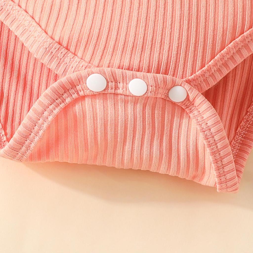 Baby Girls 3Pcs Outfits Long Sleeve Letter Print Romper + Butterfly Flare Pants + Headband Set Infant Clothes